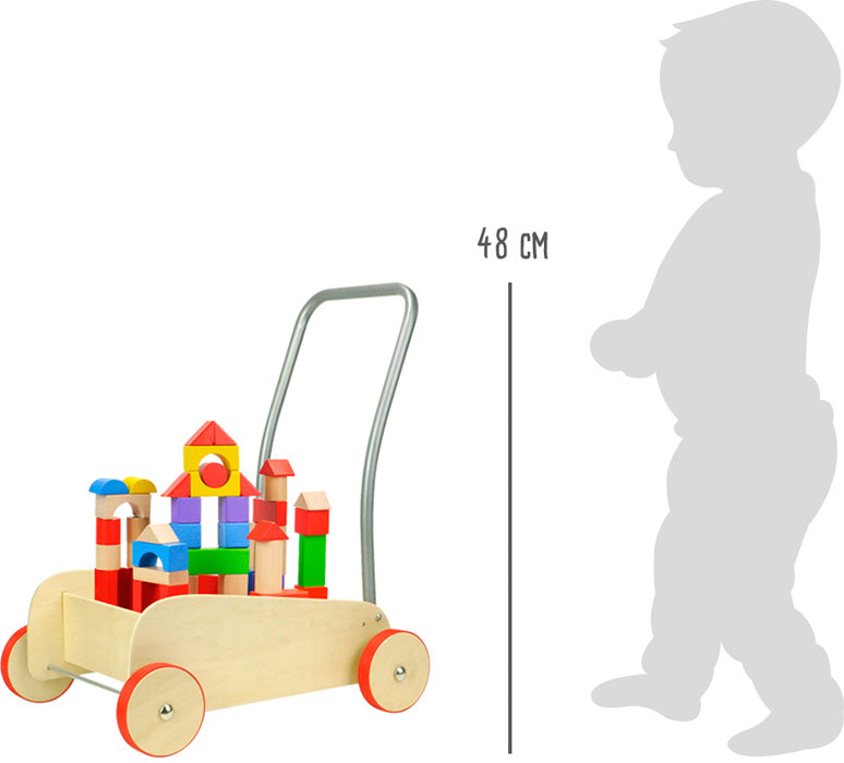 small foot - Andarilho com cubos 51 peças