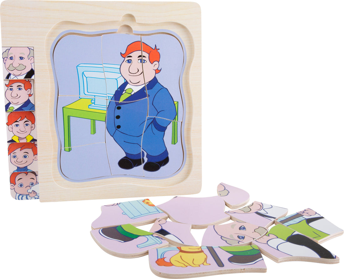 small foot - Grandpa's Life Layered Puzzle