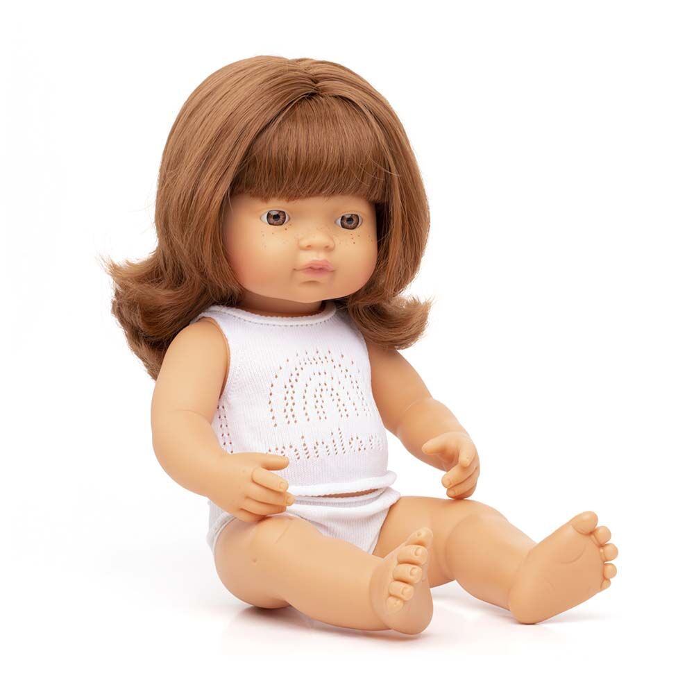 Miniland Boneco/a bebé Caucasiano/a 38cm