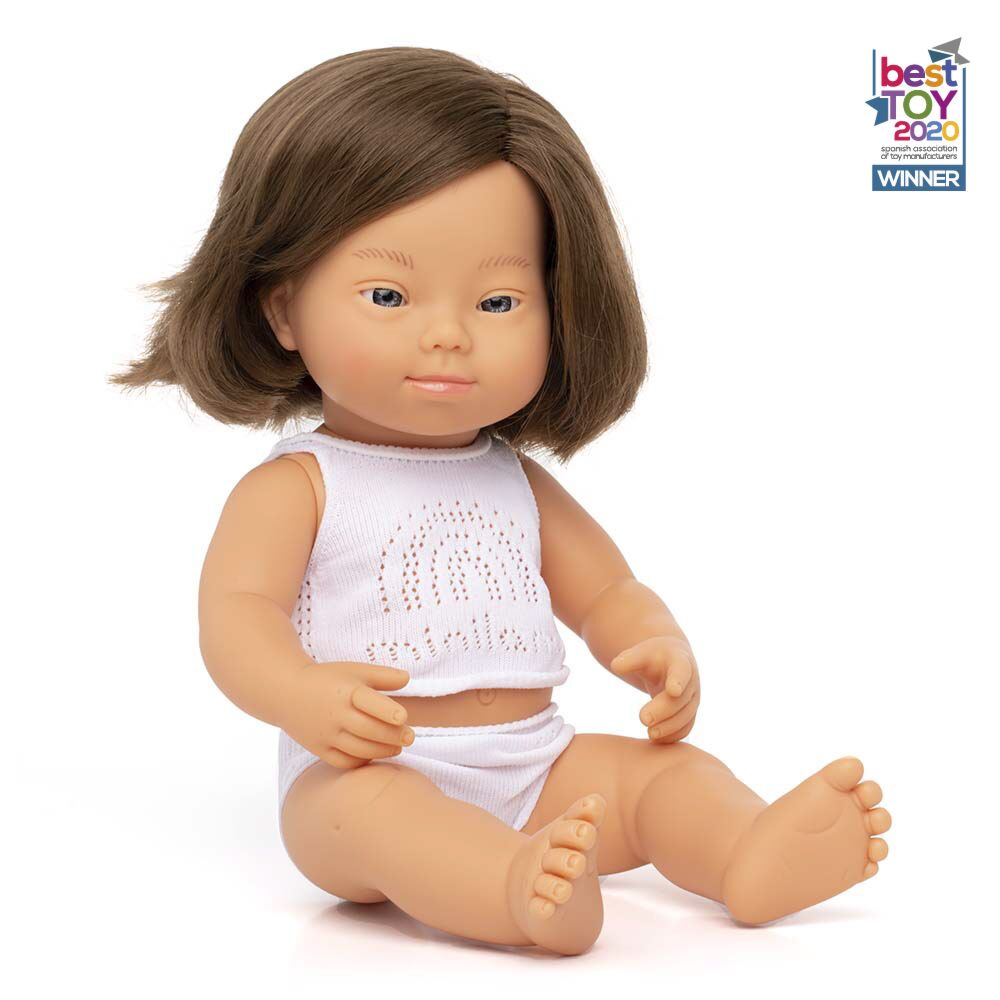 Miniland Boneco/a bebé Caucasiano/a 38cm
