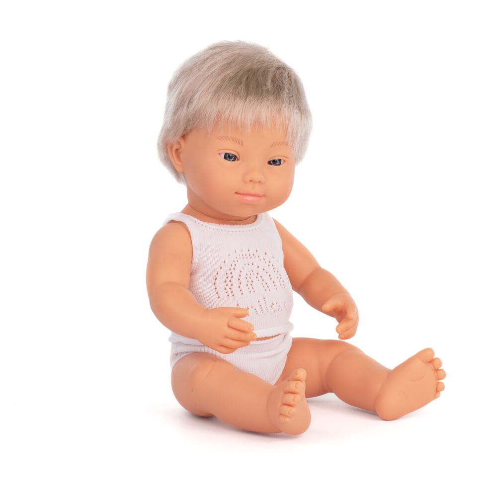 Miniland Boneco/a bebé Caucasiano/a 38cm
