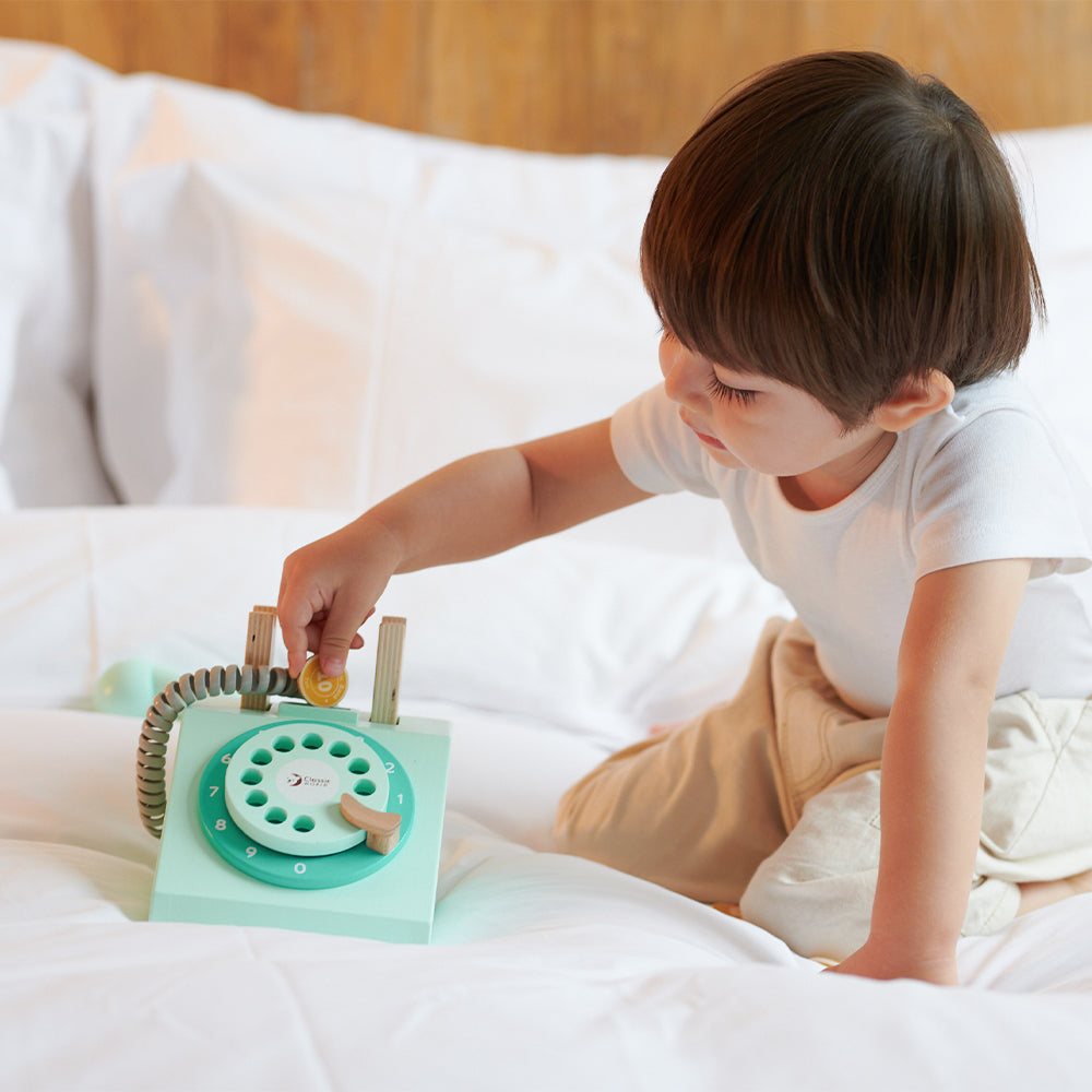 Classic World Telefone Vintage com moedas