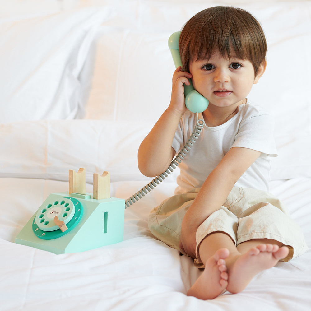 Classic World Telefone Vintage com moedas