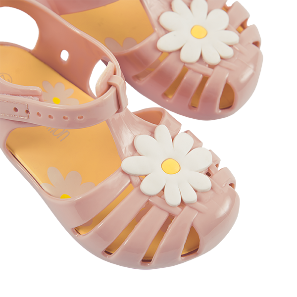 Waterlemon sandalia barefoot calçado respeitador rosa margarida