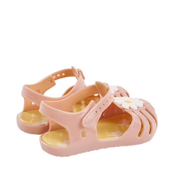 Waterlemon sandalia barefoot calçado respeitador rosa margarida tras