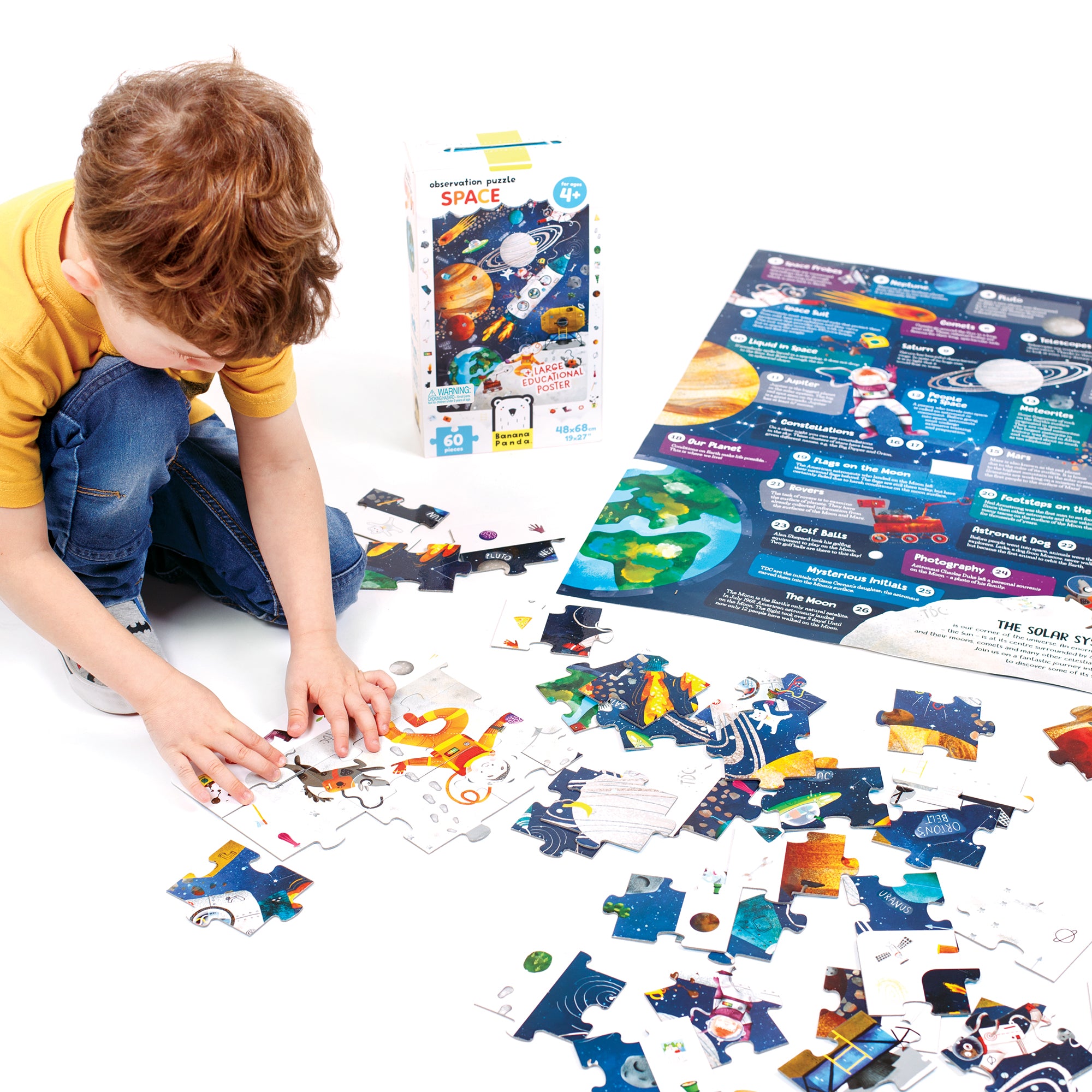 Banana Panda Puzzle de Observação Gigante ESPAÇO 60 peças
