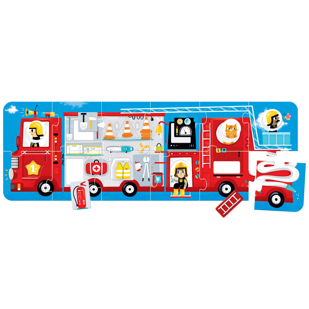 Banana Panda Fire Truck Matching Puzzle