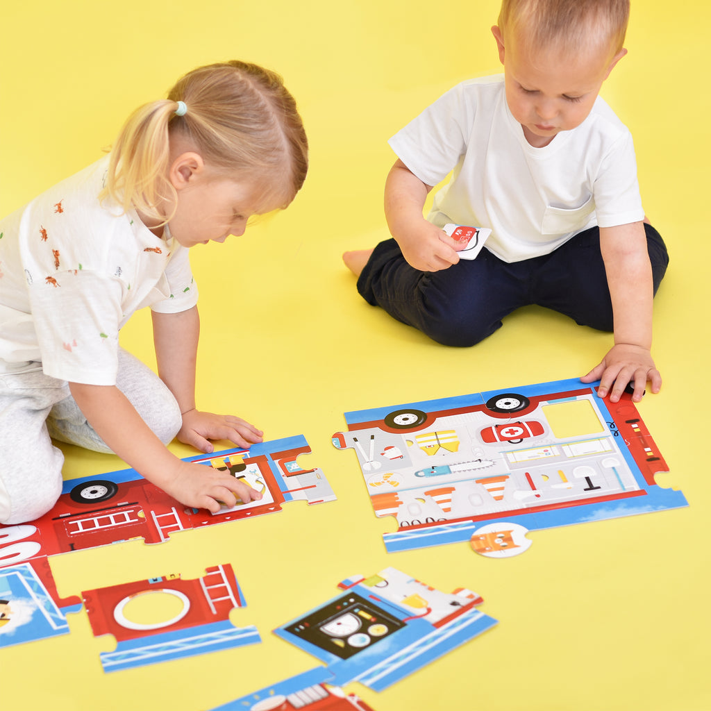 Banana Panda Fire Truck Matching Puzzle