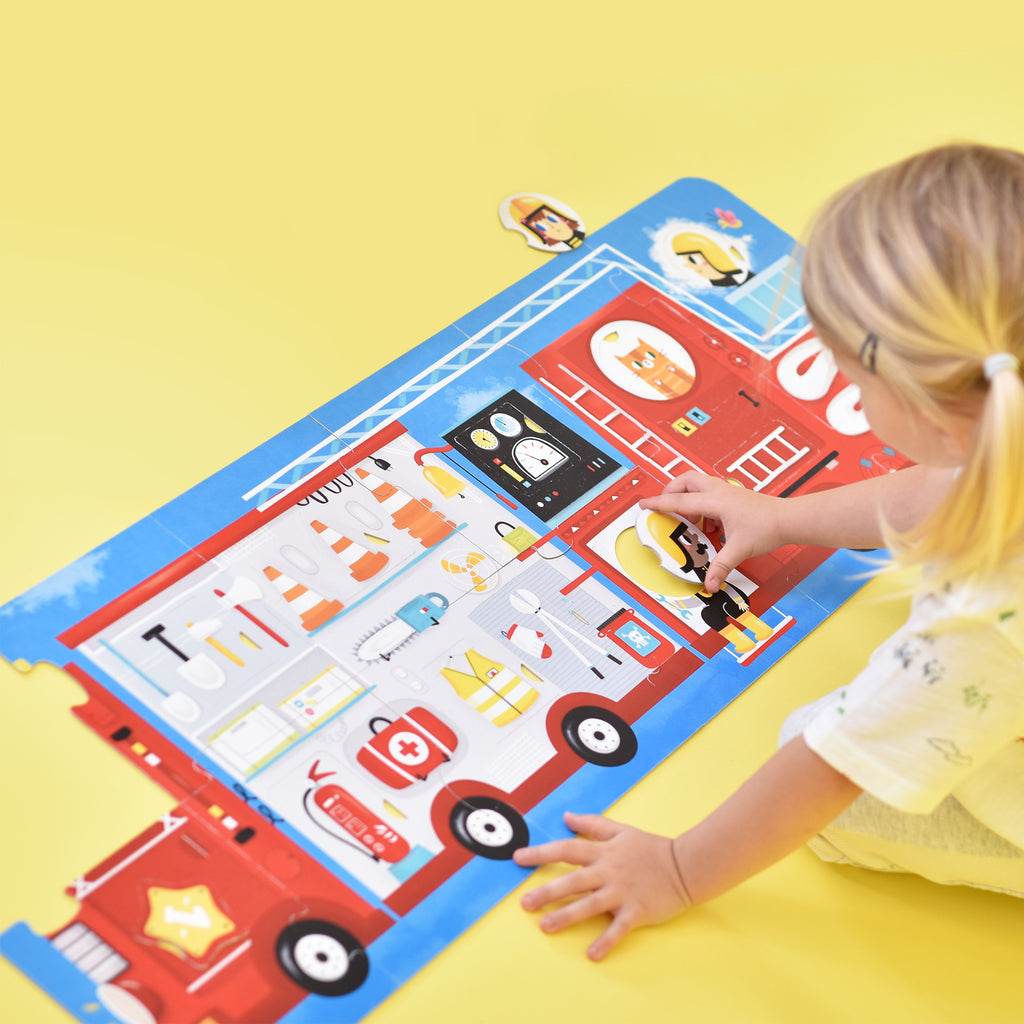 Banana Panda Fire Truck Matching Puzzle