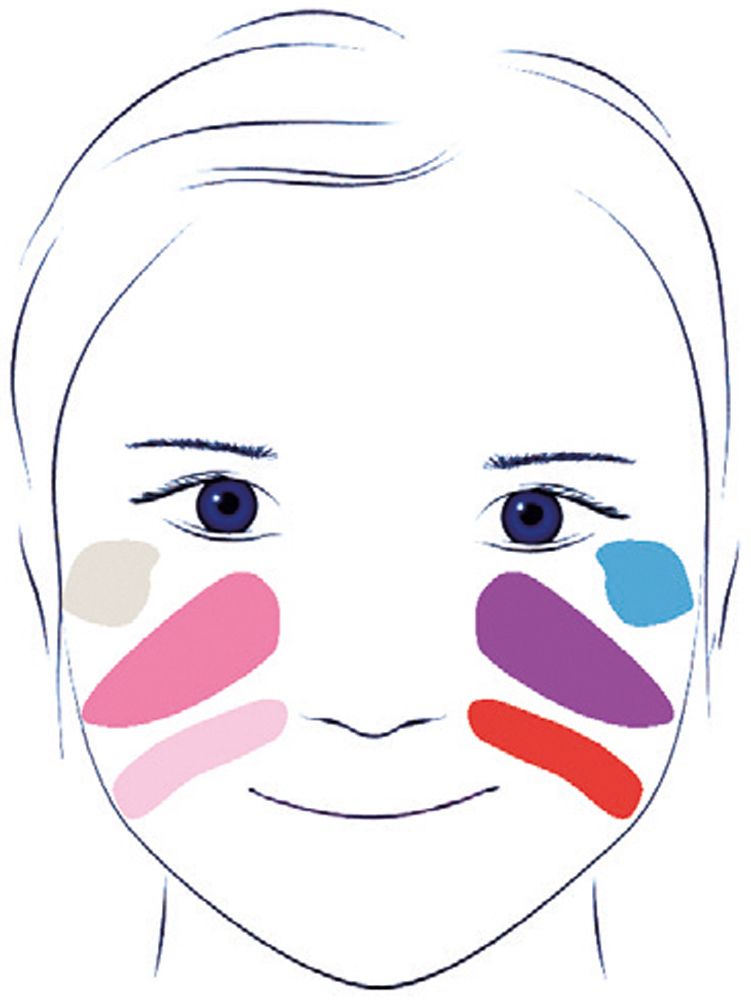 Pintura facial Djeco Shadows Sweet