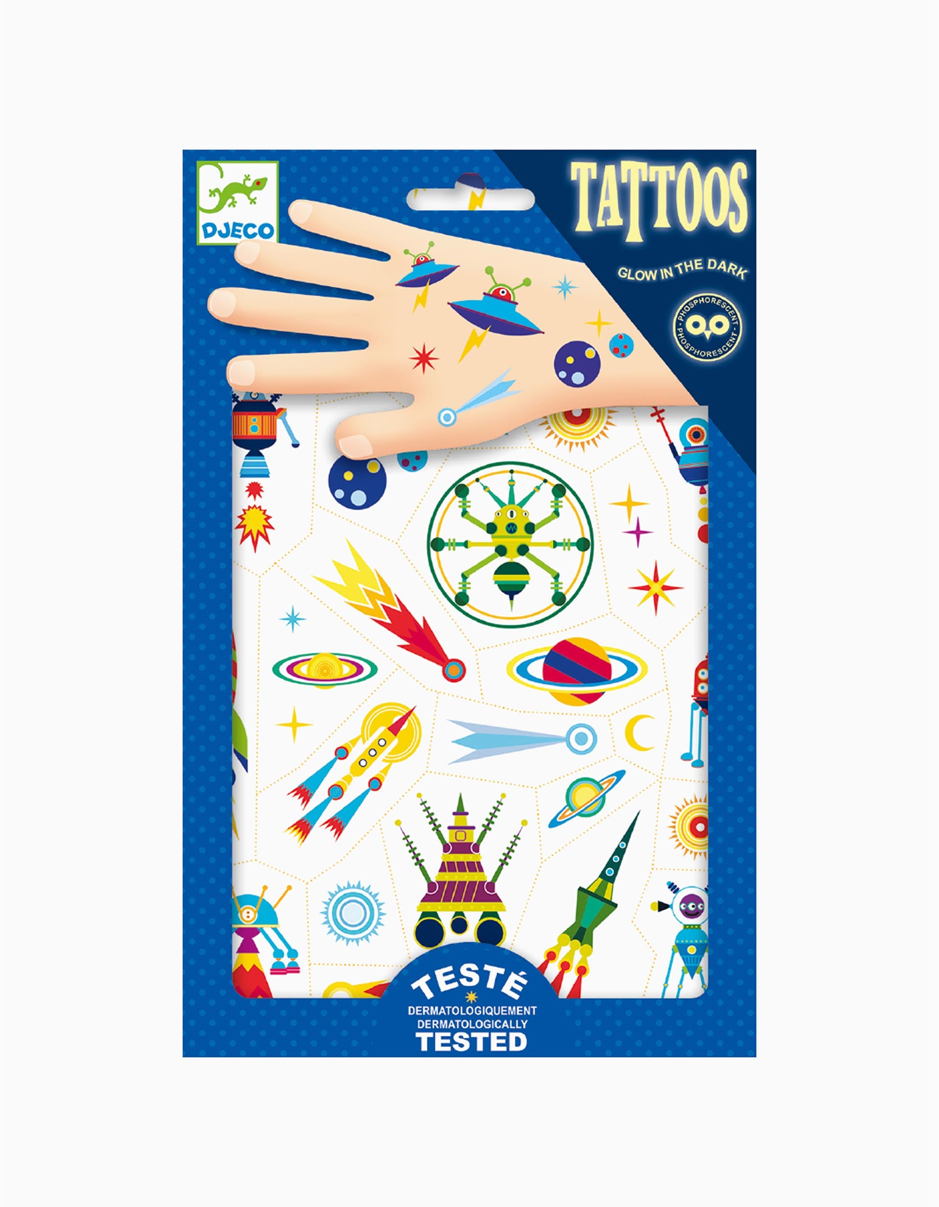Djeco 50 Tatuagens Odisseia no Espaço