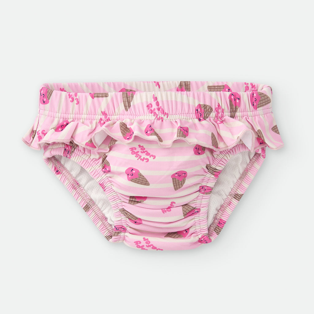 Waterlemon Cueca/fralda de Praia - Piscina Gelados Rosa