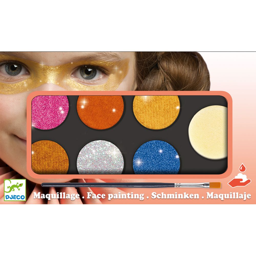 Pintura facial Djeco Shadows Metalizada