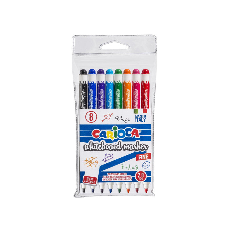 8 Marcadores para quadro branco