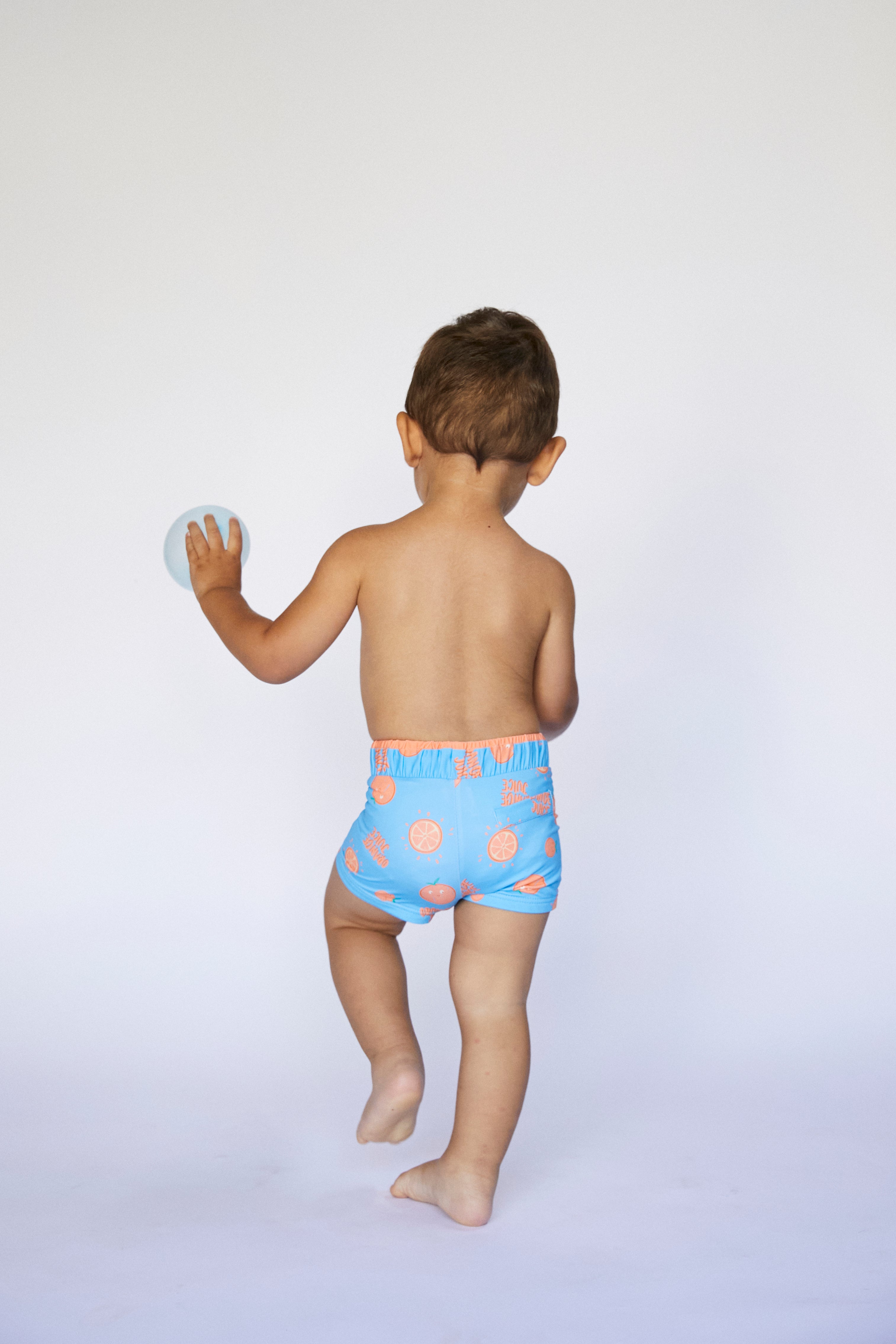 Waterlemon Calção lycra de Praia - Piscina Laranjas menino