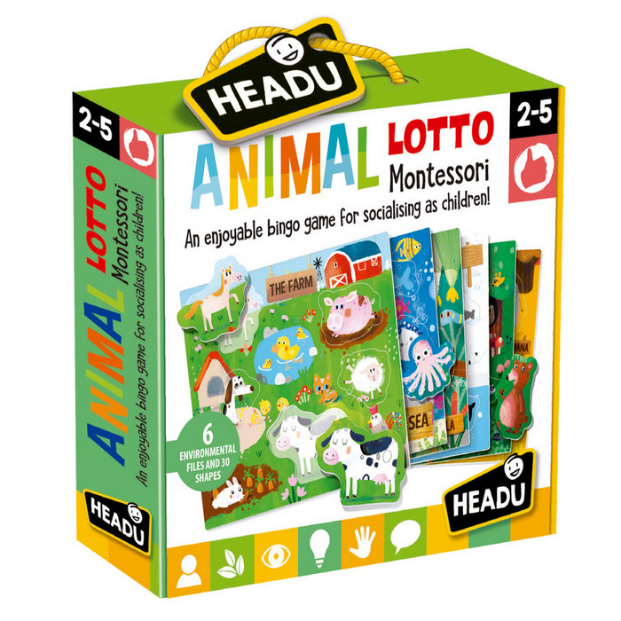 Headu - Animal Lotto Montessori