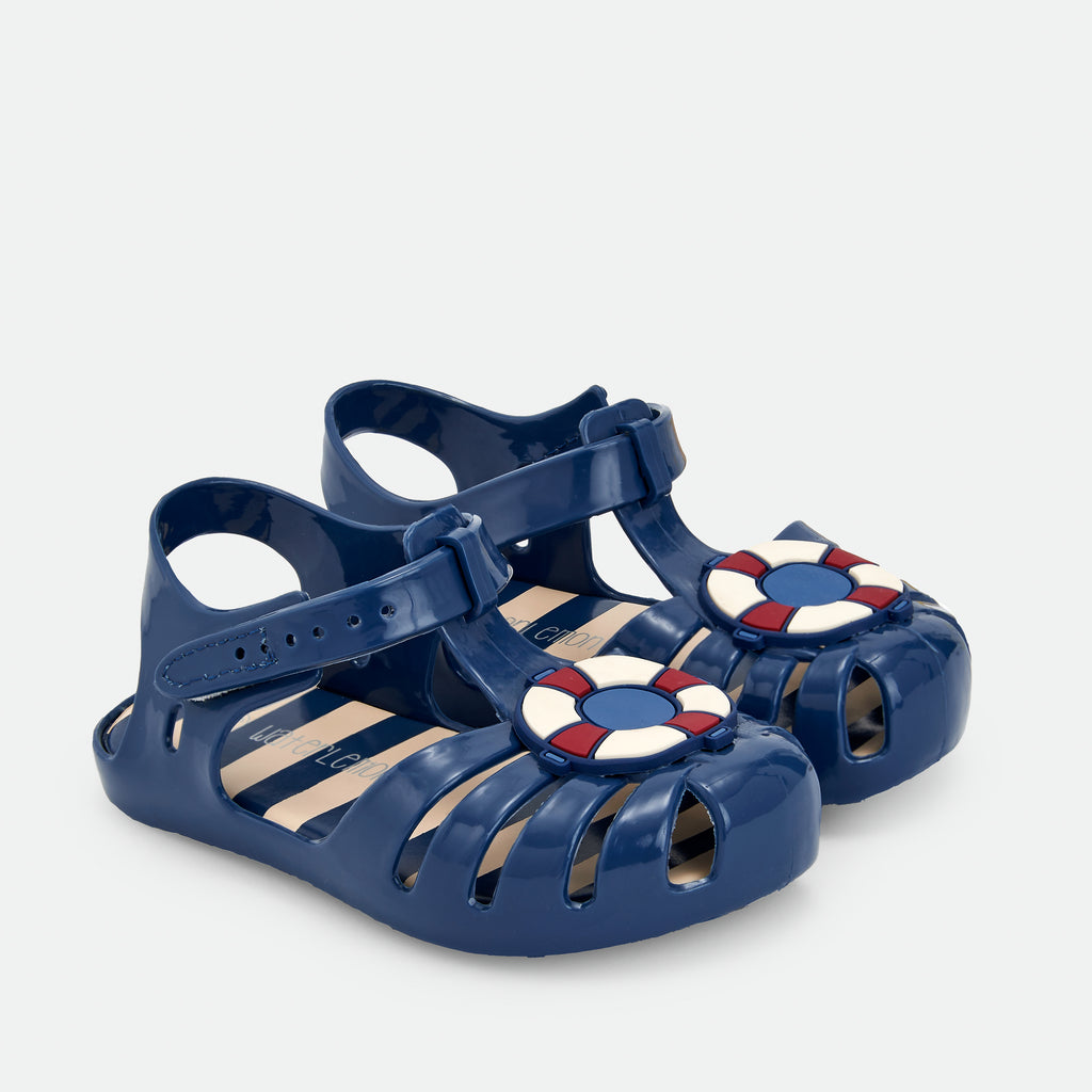 Waterlemon sandalia barefoot calçado respeitador boia azul frente