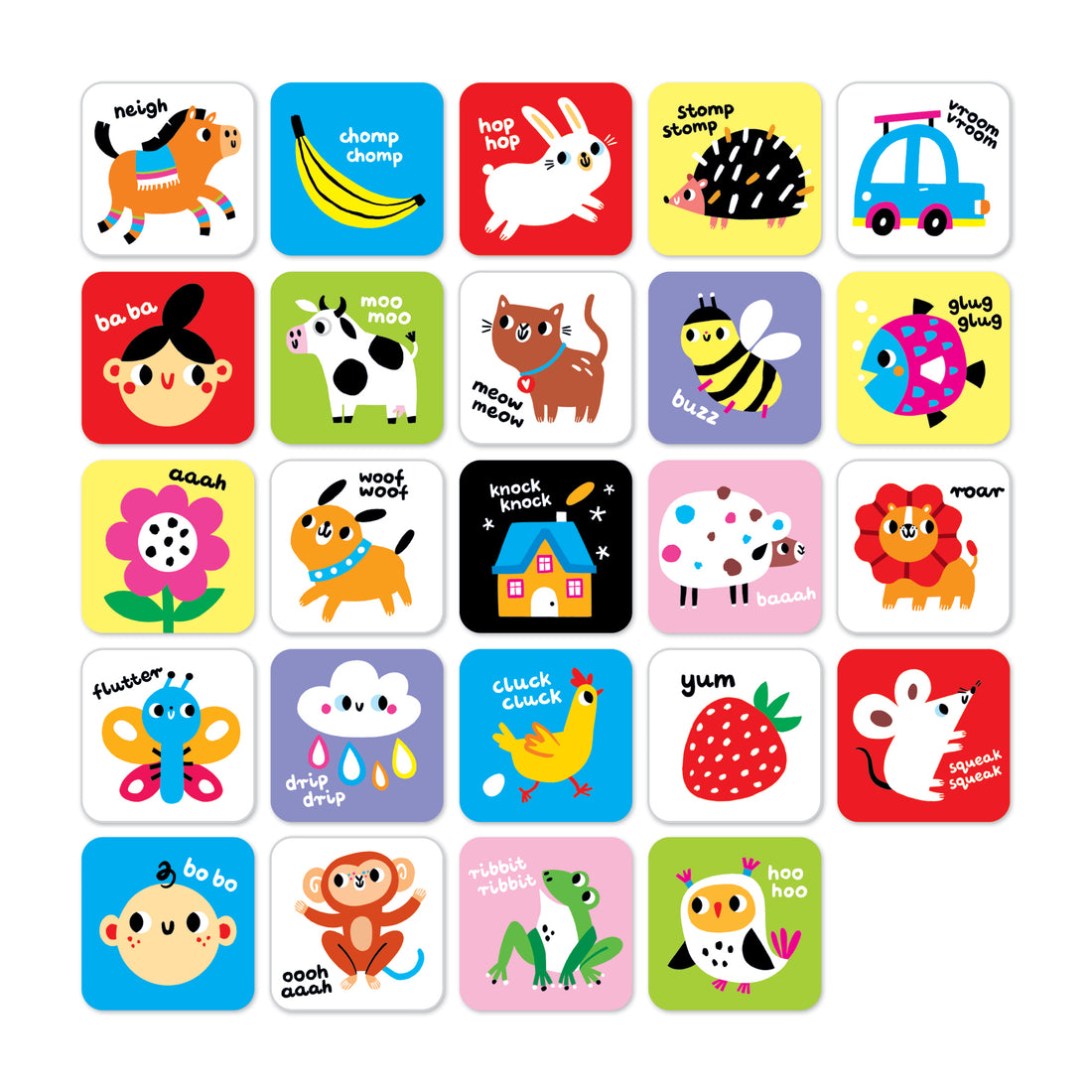 Banana Panda High Contrast Cards 24 units (6 and 9 months+)