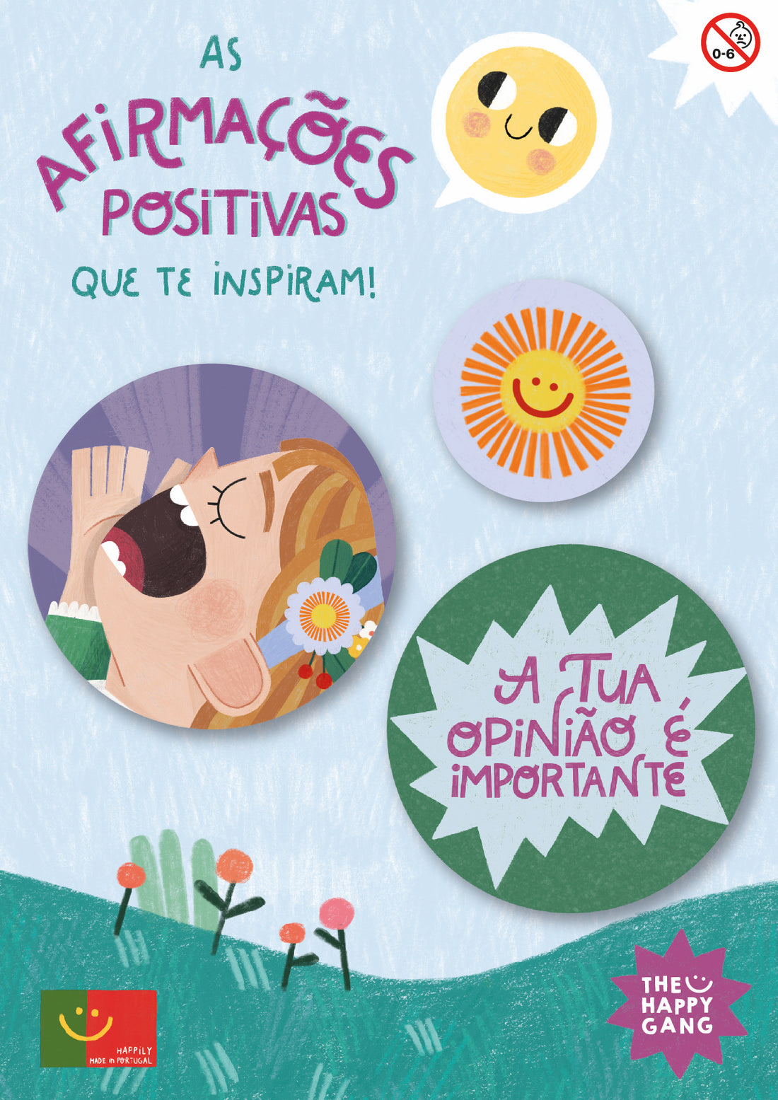 THE HAPPY GANG - Positive Affirmations Badges