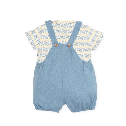 Tutto Piccolo 2-piece set Blue and yellow 