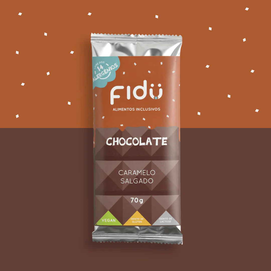 Fidu Chocolate Caramelo Salado BIO 70G