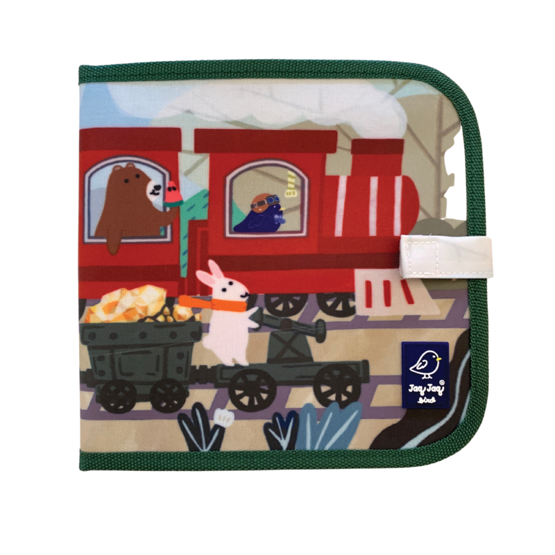 Jaq Jaq Bird Livro Ardósia – Comboios
