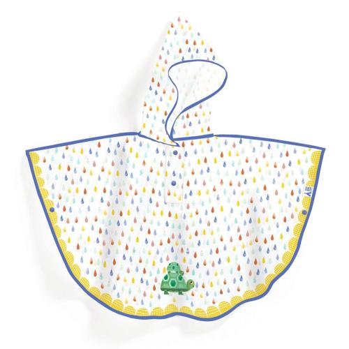 Djeco Poncho Capa de chuva para crianças 5/7 anos