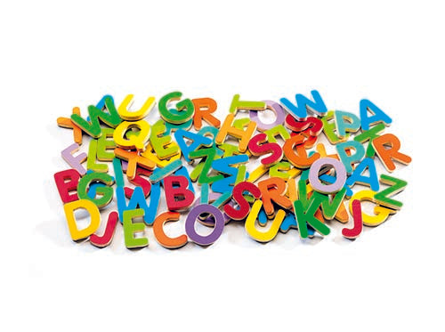 Djeco 83 wooden magnetic letters