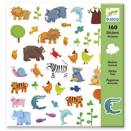Djeco 160 Pegatinas - Animales