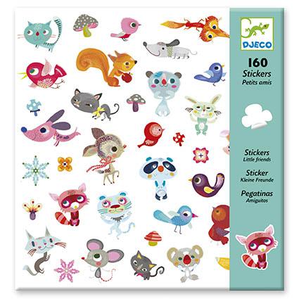 Djeco 160 Pegatinas - Pequeños Amigos