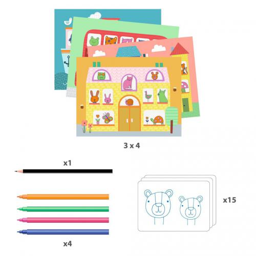 Djeco Activities Decal is art