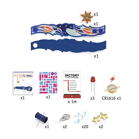 Djeco Factory Actividades iluminar- Jóias Pulseira