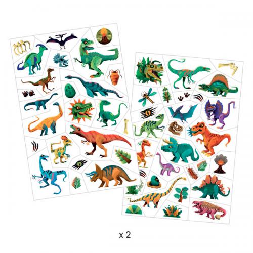 Djeco 50 Tatuagens Dinossauros