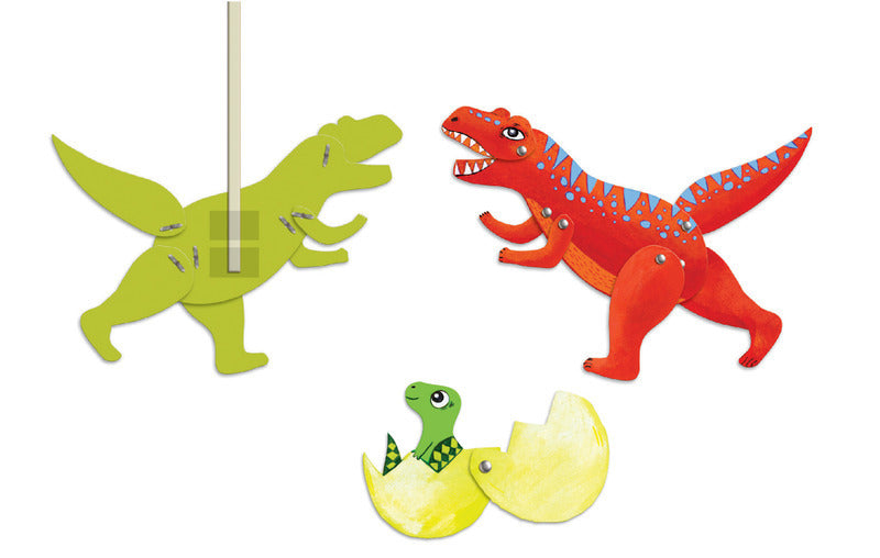 Djeco Activities Paper Crafts - Build Dinosaurs