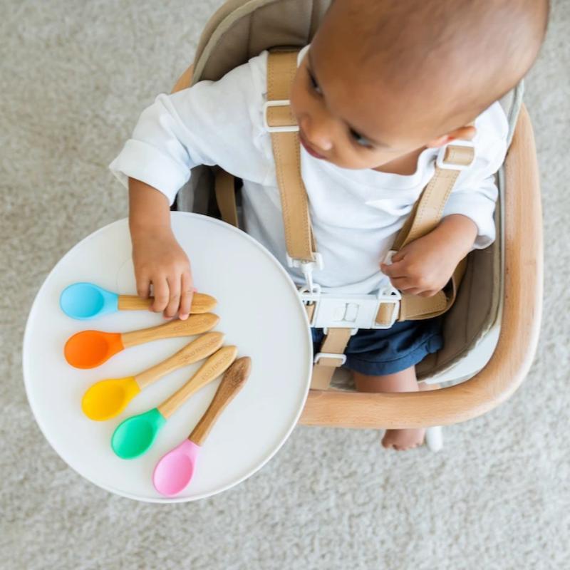 Eco Rascals Colheres de bambu 3 unidades
