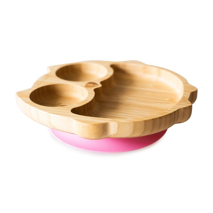 Eco Rascals Bamboo Plate Owl