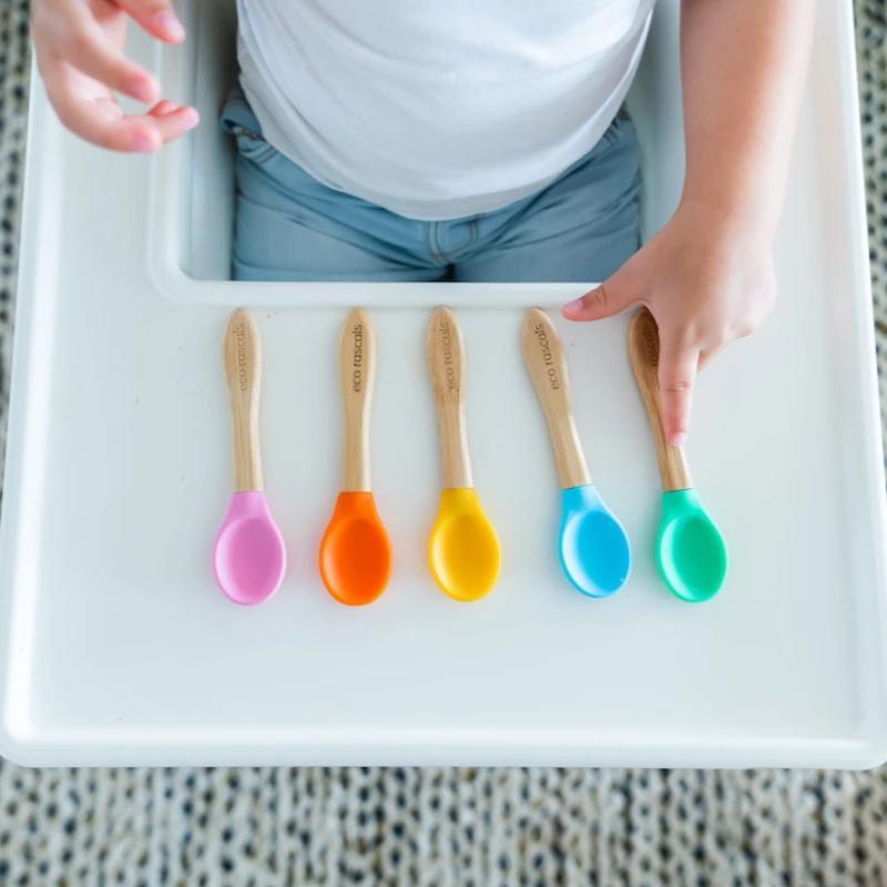 Eco Rascals Colheres de bambu 3 unidades