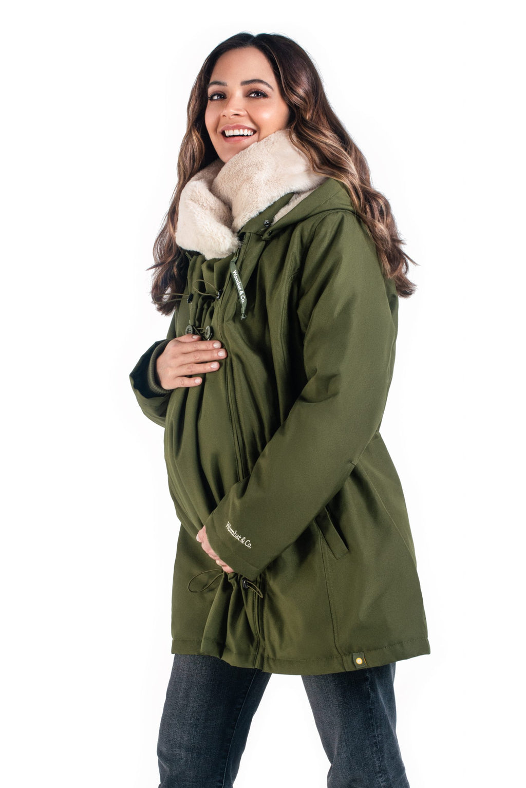 Wombat Babywearing Wallaby 2.0 Forest Green Jacket
