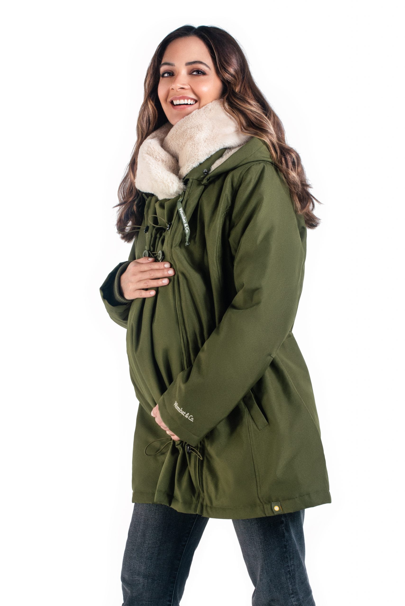 Wombat Babywearing Wallaby 2.0 Chaqueta verde bosque