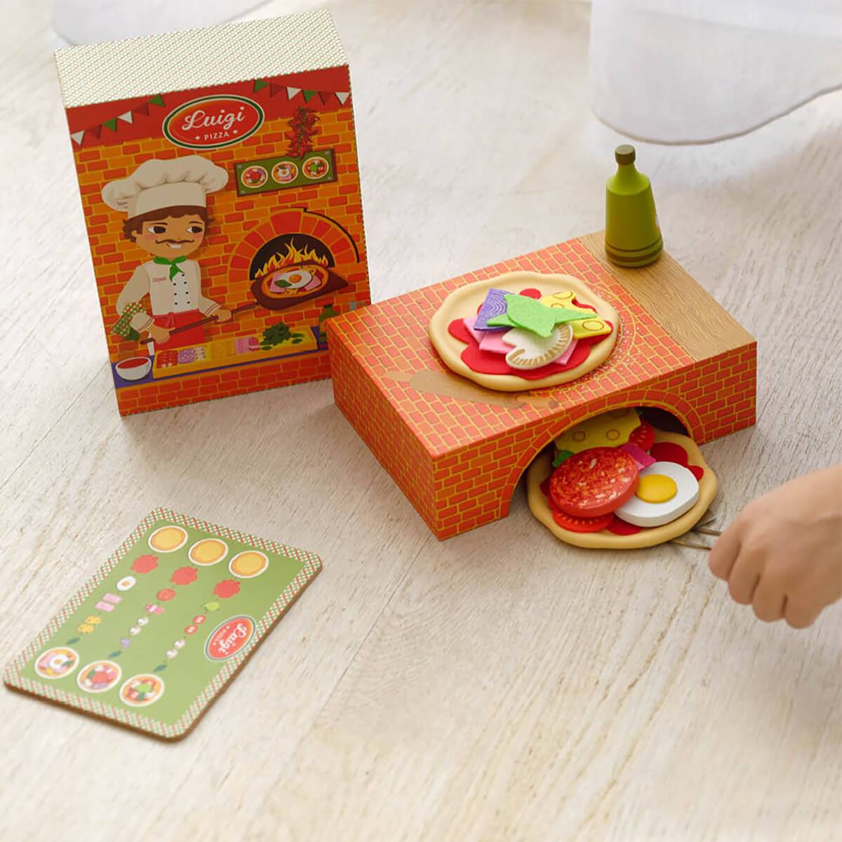 Djeco pizza MENU Luigi kitchens