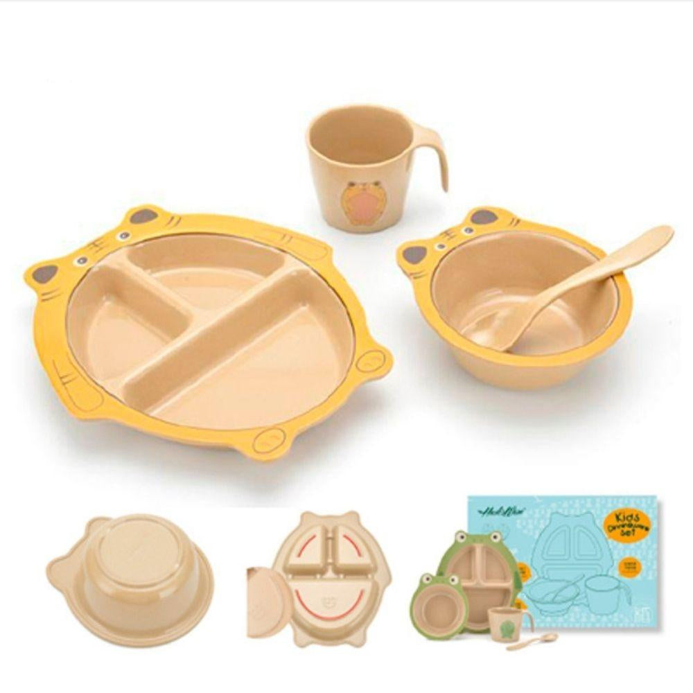 HUSK'S BABY Conjunto de alimentação Pig