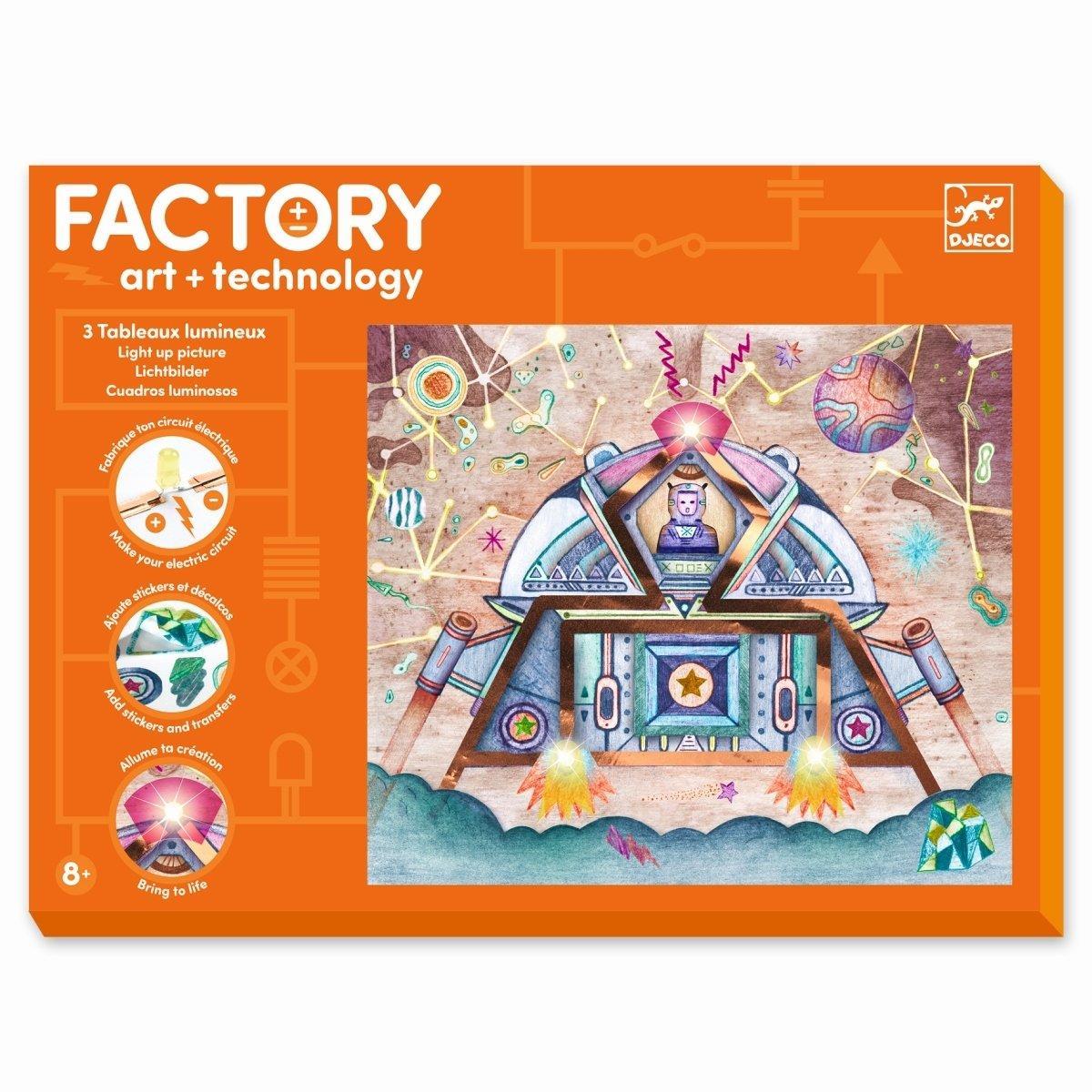 Djeco Factory Actividades iluminar imagens - Odisseia