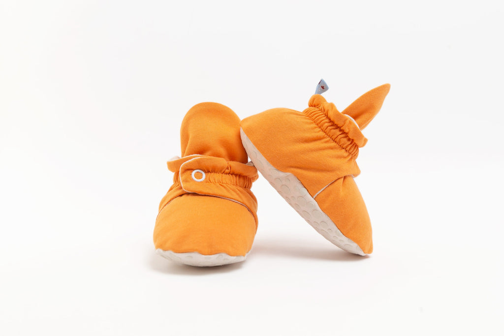 Zas Tras pantufa botinhas barefoot calçado respeitador  orange cake