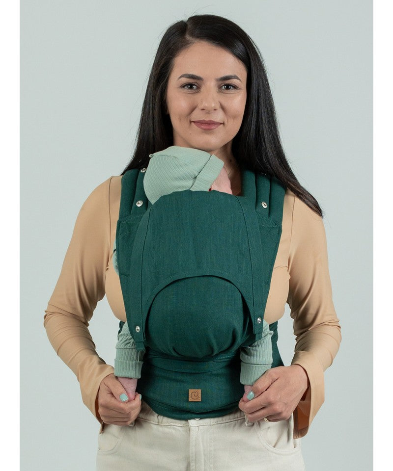 Mei tai Isara Evergreen Linen * por encomenda