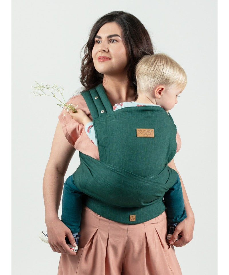 Mei tai Isara Evergreen Linen * por encomenda