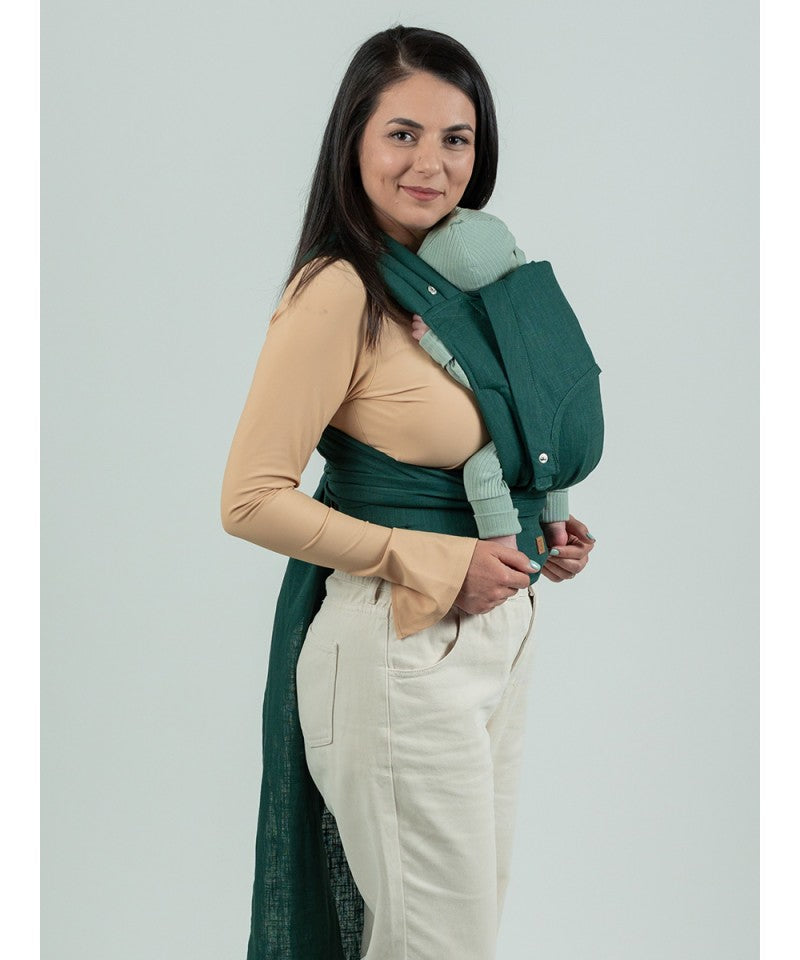 Mei tai Isara Evergreen Linen * por encomenda