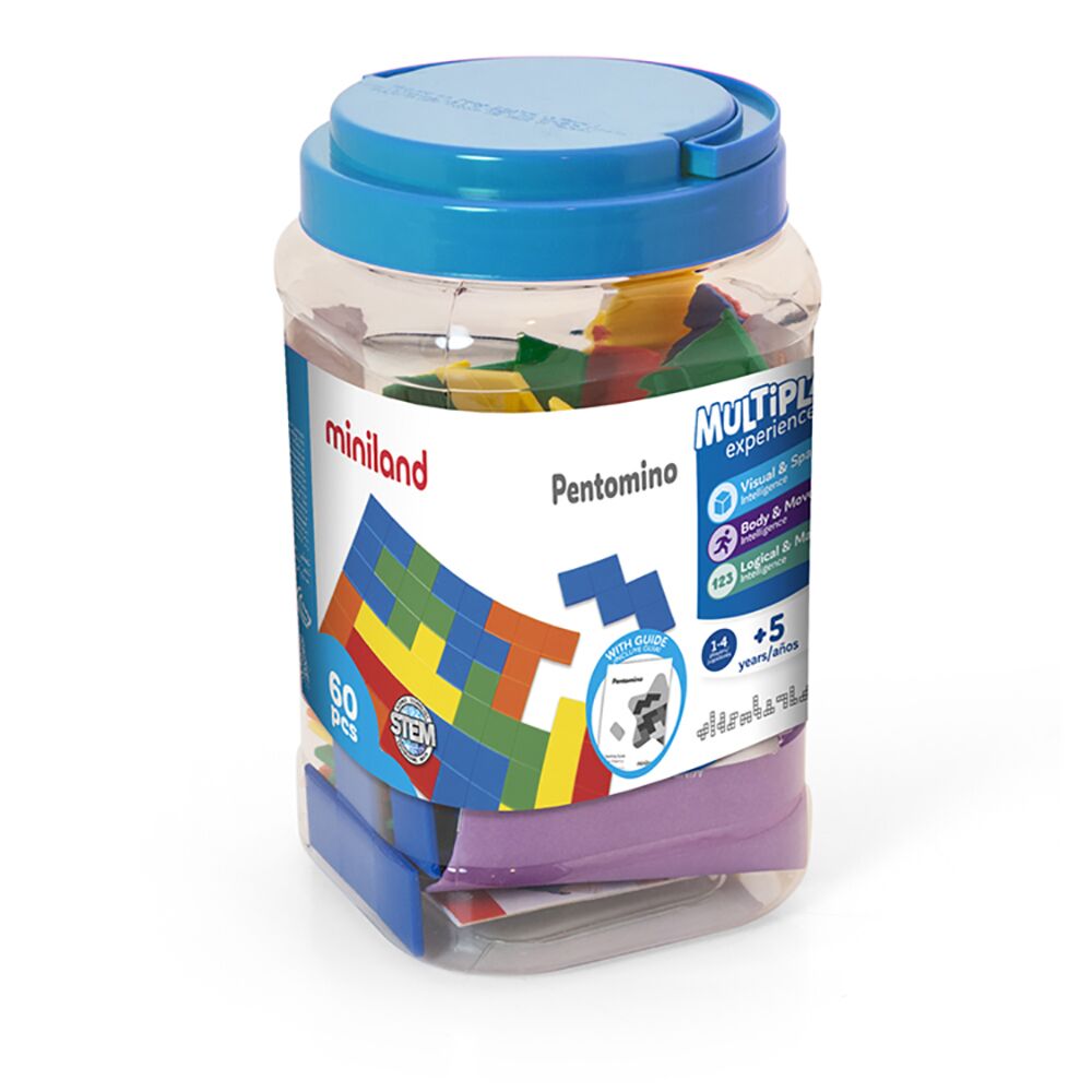 Miniland Jogo Educativo Pentomino tetris 60 peças