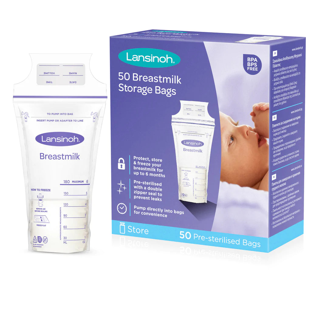 Lansinoh Sacos de Armazenamento de Leite Materno 50uni