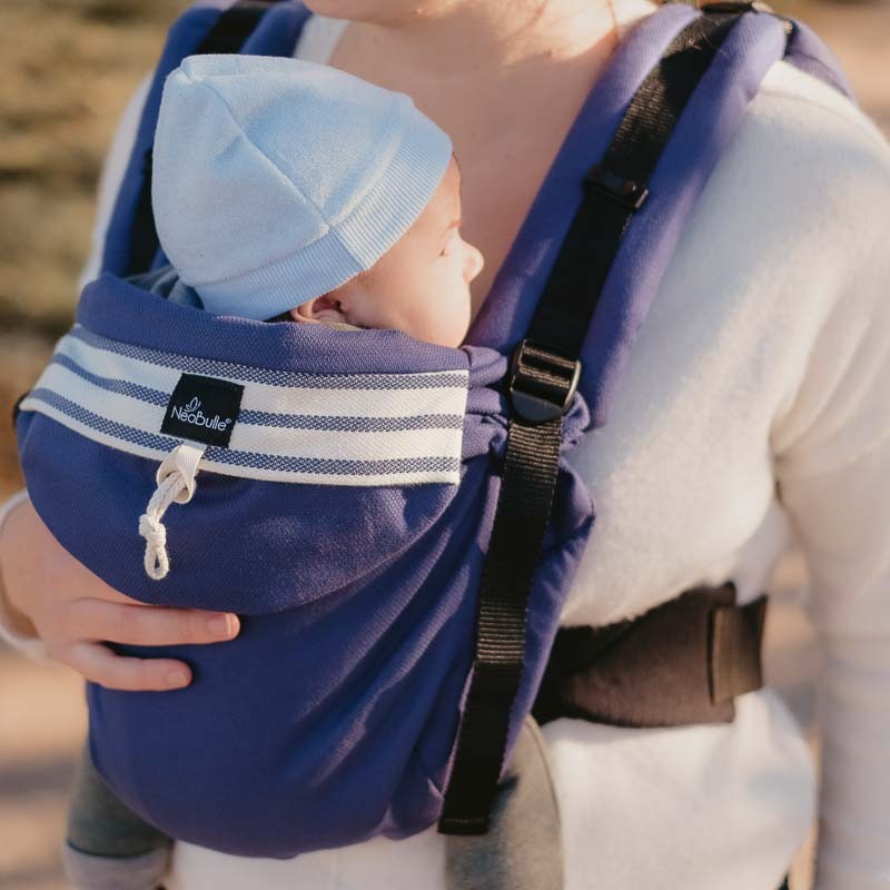 Mochila Neobulle Ajustável BabySize Marin