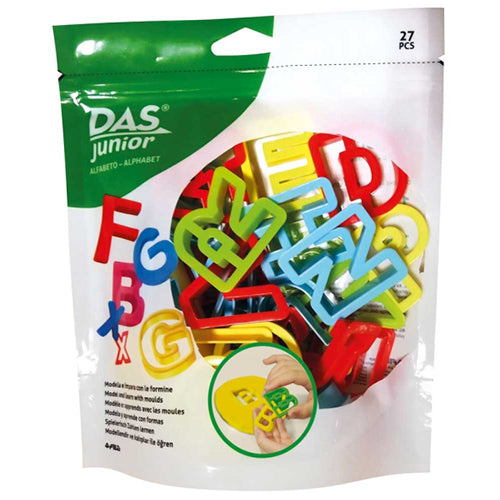 Moldes para plasticina LETRAS Das Junior